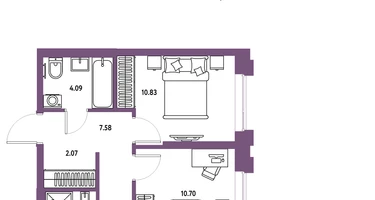 3-к. квартира, 57&nbsp;м²