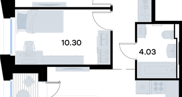 2-к. квартира, 51 м²