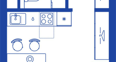 1-к. квартира, 28 м²