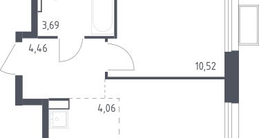 Студия, 31&nbsp;м²