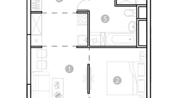 2-к. квартира, 42&nbsp;м²