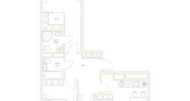 4-к. квартира, 83 м²