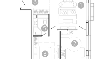 3-к. квартира, 63&nbsp;м²