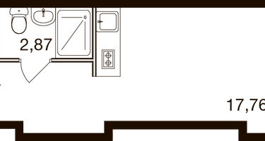 Студия, 20&nbsp;м²