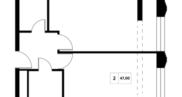 2-к. квартира, 48 м²