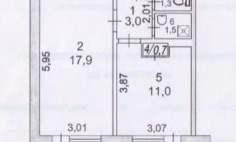 1-к. квартира, 35,4&nbsp;м²