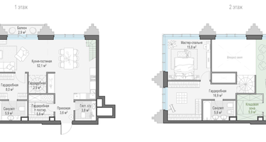3-к. квартира, 136&nbsp;м²
