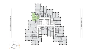 1-к. квартира, 45 м²