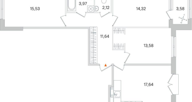 3-к. квартира, 80&nbsp;м²