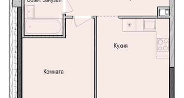 1-к. квартира, 40&nbsp;м²