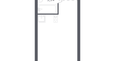 Студия, 22&nbsp;м²