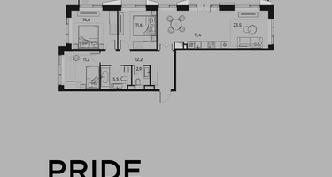 4-к. квартира, 109&nbsp;м²