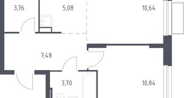 Студия, 41&nbsp;м²