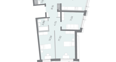 4-к. квартира, 109&nbsp;м²