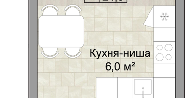 Студия, 24 м²