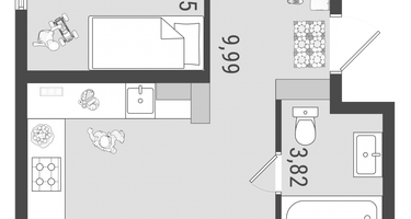 3-к. квартира, 73 м²