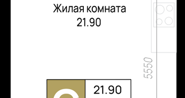 Студия, 32&nbsp;м²