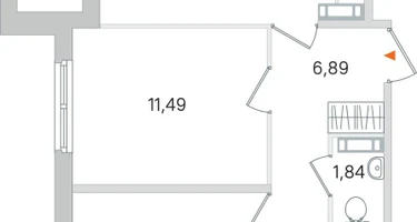 2-к. квартира, 52&nbsp;м²