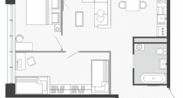 3-к. квартира, 61 м²