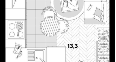 Студия, 26&nbsp;м²