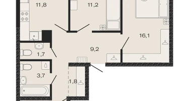 3-к. квартира, 71&nbsp;м²