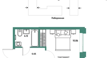 2-к. квартира, 36&nbsp;м²