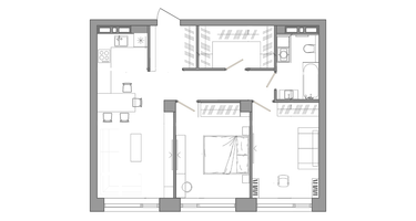 2-к. квартира, 69&nbsp;м²