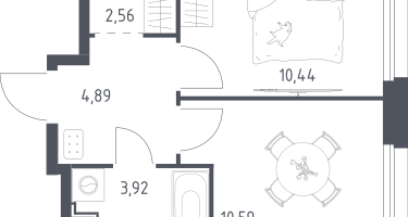 1-к. квартира, 32&nbsp;м²