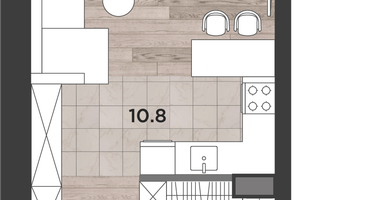 Студия, 30 м²