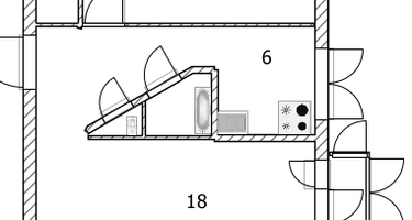 2-к. квартира, 43&nbsp;м²