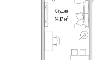 Студия , 31&nbsp;м²