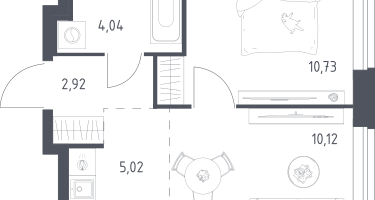 Студия, 32&nbsp;м²
