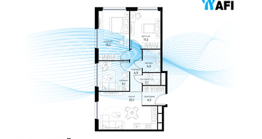 3-к. квартира, 71 м²