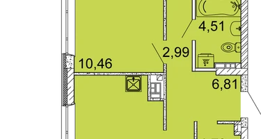 3-к. квартира, 68&nbsp;м²