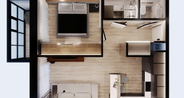 2-к. квартира, 44&nbsp;м²
