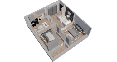 2-к. квартира, 53&nbsp;м²