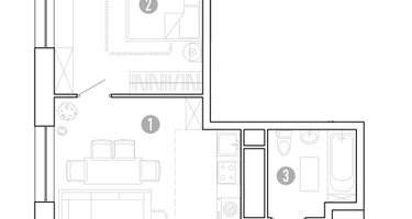 2-к. квартира, 47&nbsp;м²