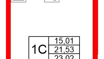Студия, 21&nbsp;м²