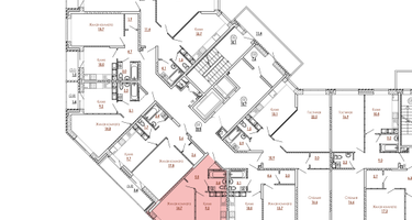 1-к. квартира, 33&nbsp;м²