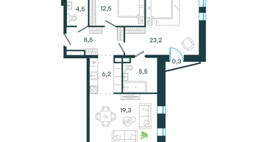 3-к. квартира, 80&nbsp;м²