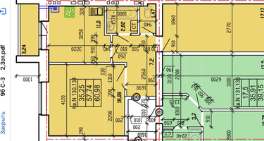 2-к. квартира, 61&nbsp;м²