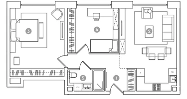 3-к. квартира, 71&nbsp;м²