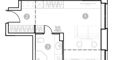 Студия, 29 м²
