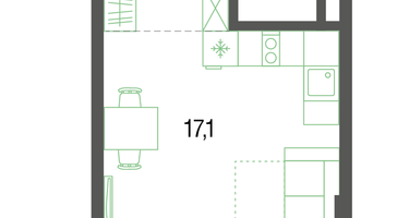 Студия, 28&nbsp;м²