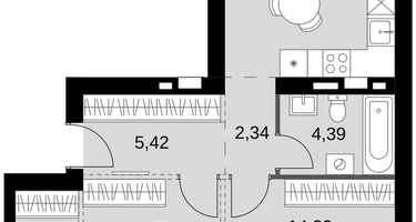 3-к. квартира, 65&nbsp;м²