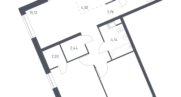 Студия, 68&nbsp;м²