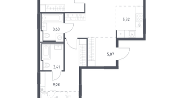 Студия, 75&nbsp;м²
