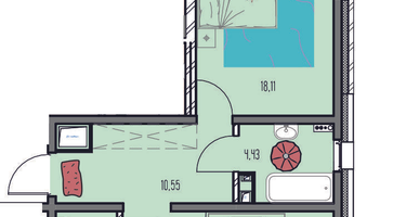3-к. квартира, 76&nbsp;м²