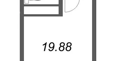 Студия, 19&nbsp;м²