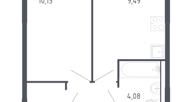1-к. квартира, 32&nbsp;м²